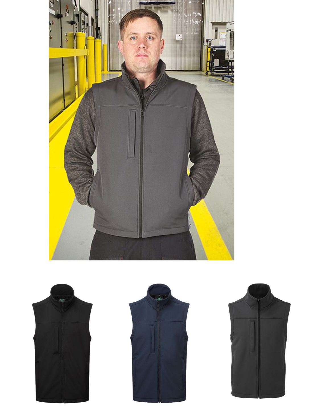 Fortress 282 Breckland Softshell Body Warmer - Click Image to Close
